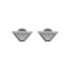 Emporio Armani Silver Stainless Steel One Stainless No Jewels Men's Earrings, EGS3130040, Size, Steel,