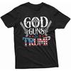 Impact Men's Ramones Presidential Seal T-Shirt God Guns and Trump T-Shirt Presidential Elections Political  Trump Biden Tee