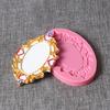 Silicone Mold Baking Vintage Photo Frame Shape DIY Fondant  Chocolate Mold Cake Decorating Tools