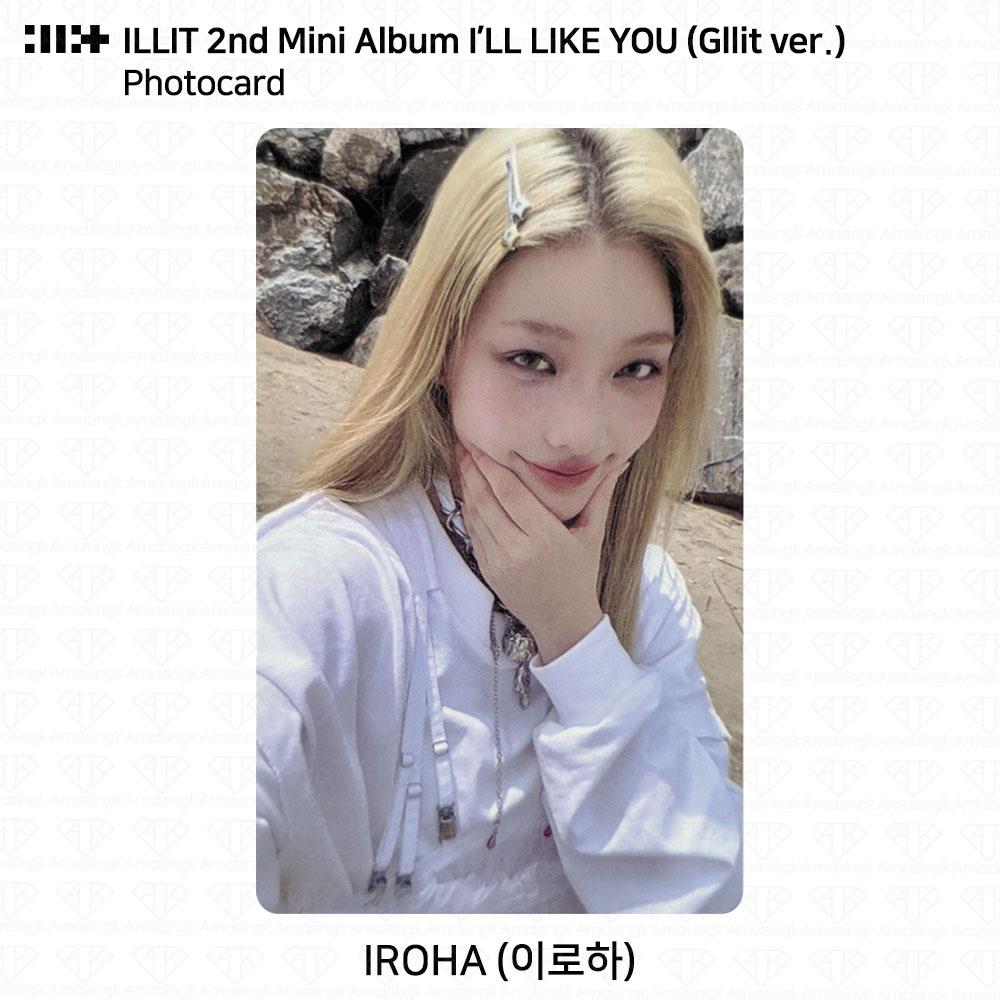 ILLIT 2-й мини-альбом I'LL LAKE YOU Gllit Ver To с фотокарточкой Between Photocard Photo