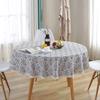 Cotton Linen Table Cover American Round Tea Table Literary Retro Party Decoration Modern Table Cloth Round Tablecloth