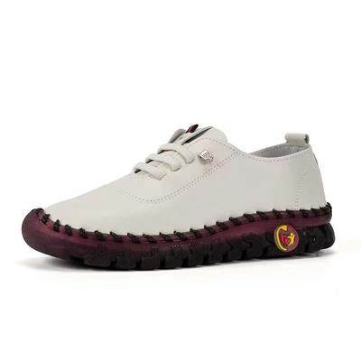 Модные кроссовки, женская обувь, кожаные мокасины, женская обувь, удобные туфли без застежек, ручная работа, туфли для мам, Zapatillas De Mujer