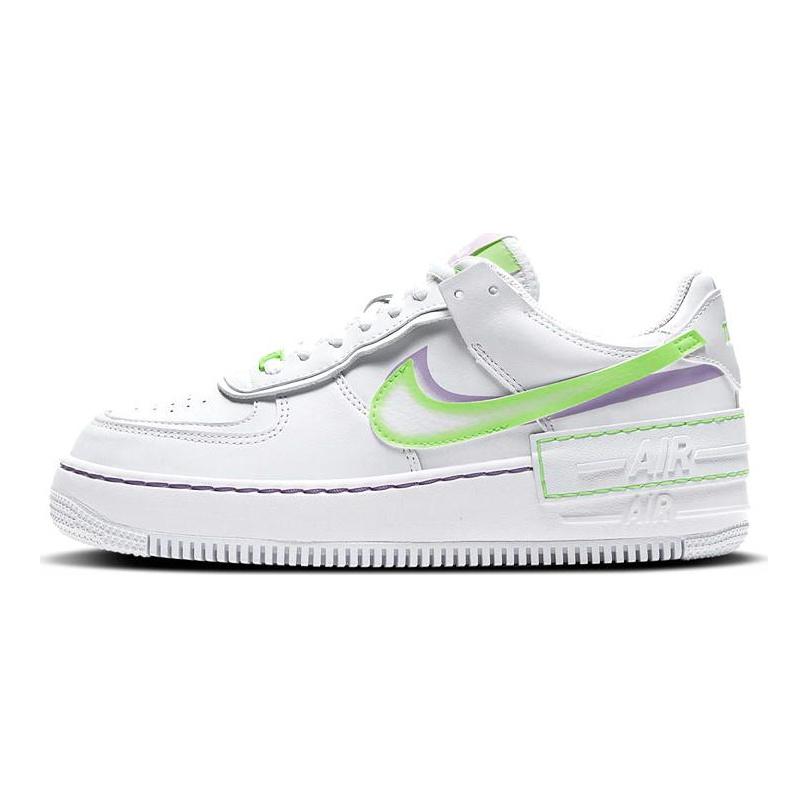 Nike Air Force 1 Low Shadow Белый Электрический Зеленый Женские DD9684-100