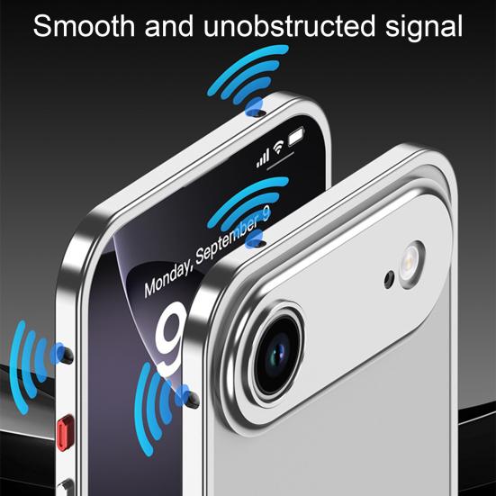 Металлический чехол для телефона для IPhone 17/17 Pro/17 Max/17 Air Съемная крышка объектива и чехол для телефона с теплоотводом Ультратонкая защитная рамка