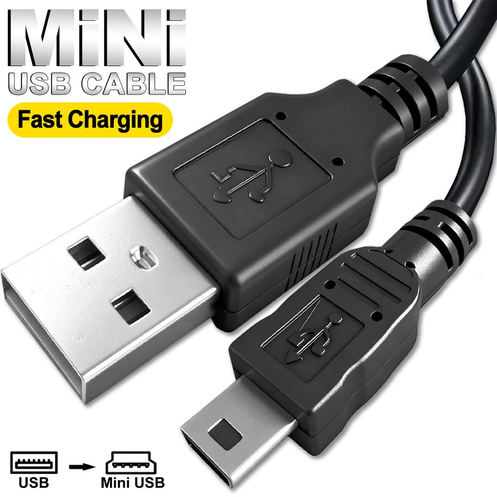 Мини USB-кабель USB на Mini B (папа), кабели для быстрой зарядки для MP3-плеера, MP4-плеера, автомобильного видеорегистратора, GPS-камеры, высокоскоростной провод для передачи данных