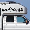 Автомобильная наклейка Дерево Горный внедорожник RV Camper Автомобиль-транспортное средство Светоотражающие наклейки Наклейка