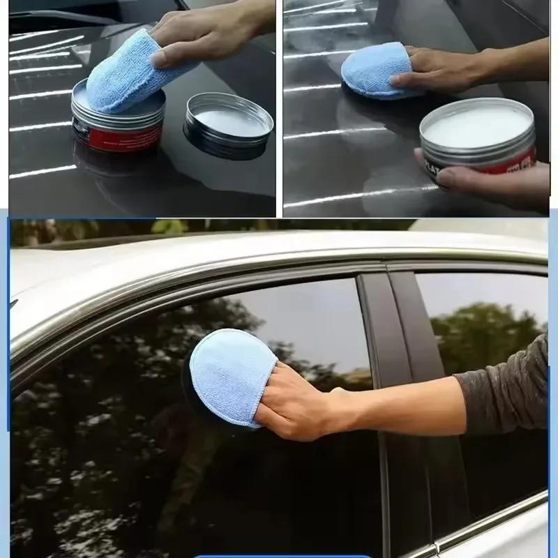 10/1PCS Microfiber Wax Applicator Pads Car Care Soft Wax Sponge With Finger Pocket Wax Applicator For Car Paint Interior Leather