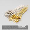 Gold & Silver Thread Phone Lanyard with Lobster Clasp - High-End Pendant Rope for DIY Doll Figurines & Small Jewelry Accessories.