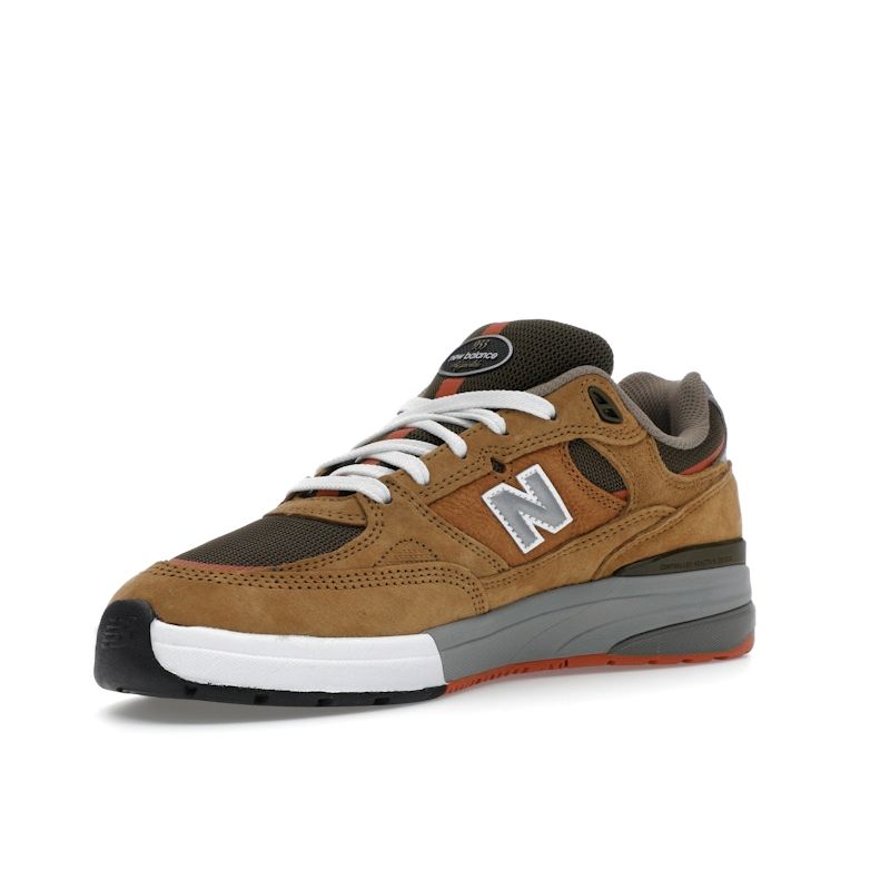 Andrew Reynolds X New Balance Numeric 933 Camel Dark Brown Unisex Sneakers Tan NM933MNO