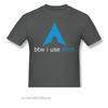 Кстати, я использую Arch Anime Clothes Design Linux Программу Операционную Систему Новинка Дизайн Хлопок Унисекс Футболку