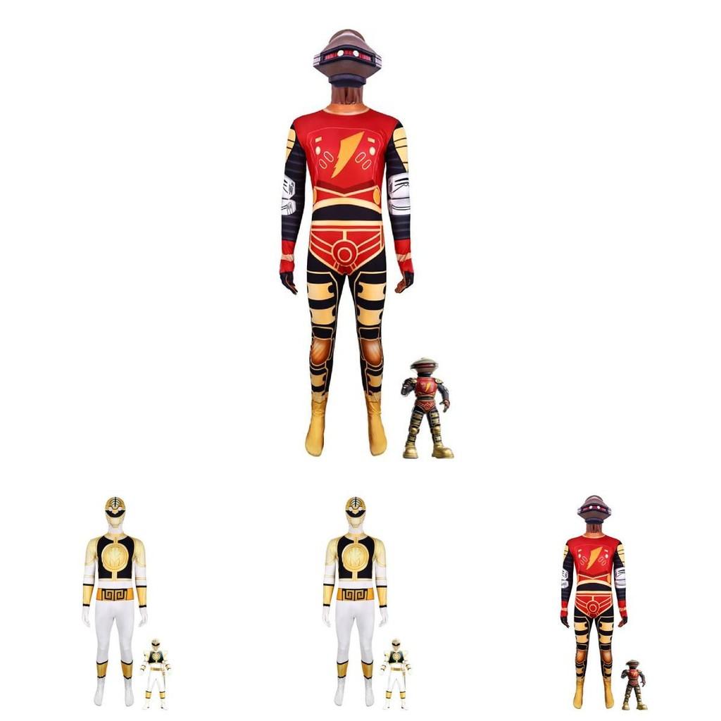 Костюм для косплея Могучих Морфинов Пауэр Рейнджерс Динозавры для детей на Хэллоуин, костюм для вечеринки