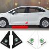 2 шт. Защитная накладка на угол двери автомобиля от царапин для Skoda Rapid Vision Superb Fabia Kodiaq Karoq Octavia Yeti Roomster Scala