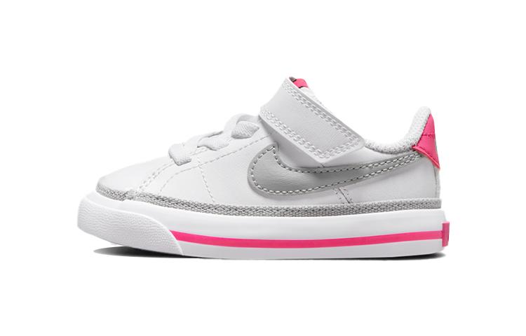 Nike Кроссовки Court Legacy Low для малышей Белые Розовые Младенцы и Малыши DA5382-111