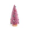 Desktop Decoration Small Pine Tree Snow Frost Colorful Pine Needle Powdered Mini Christmas Tree