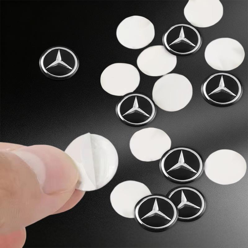 CQM1 Car Key Shell Sticker Car Key Remote Fob Decal For Mercedes Benz AMG A C E S Class W203 W220 W206 W205 W211 C260 Car Accessories