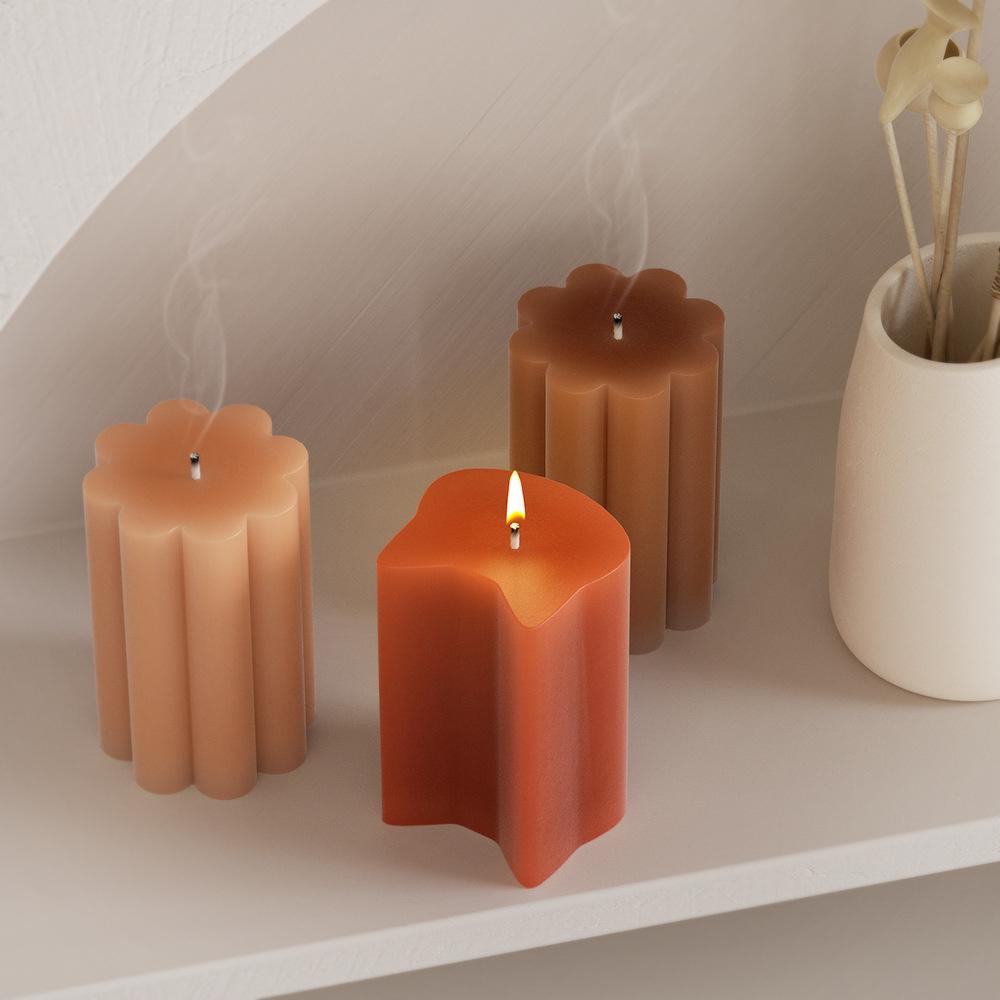 3D Морская звезда Луна Пирамида Облако Форма цветка Ароматическая свеча Силиконовая форма DIY Гипс Смола Мыло Воск Изготовление форм Домашнее украшение