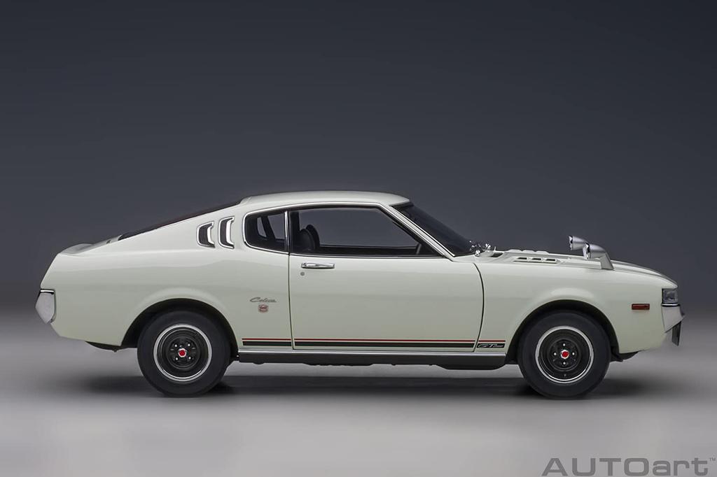 AUTOart Toyota Celica Liftback 2000GT 1973 White Finished Product 1/18 (RA25)