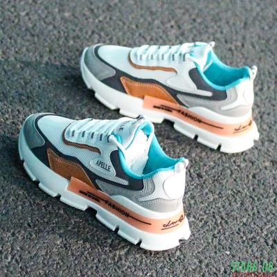 Женская повседневная обувь для влюбленных, кожаные кроссовки на платформе для папы, массивные кроссовки в стиле Харадзюку, теннис на плоской толстой подошве, белая корзина для прогулок