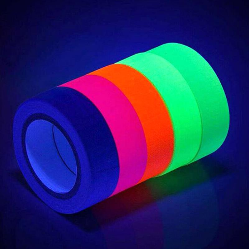 УФ-реактивная лента Blacklight Люминесцентная лента Glow In The Dark Neon Gaffer