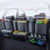 Сумка для хранения в багажнике автомобиля с несколькими карманами 32x38 см для удобной сортировки вещей, разработанная для семей и путешественников