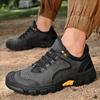 High Quality Outdoor Low Cut Comfortable Soft Soled Hiking Men Fashionable Lace Up Anti Slip Wear-resistant Travel Sports Shoes