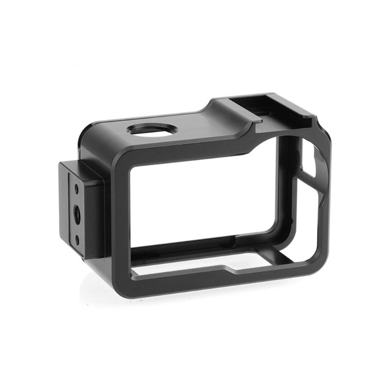 Protective Cage Cage for Action 3/4 Action Camera, Aluminum Alloy Frame Cover 1/4 Screw Hole Mount Frame