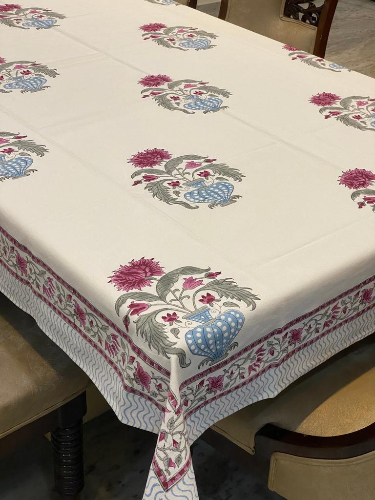 Blockprint Table Cloth 6 Seater (90*60 Inches)