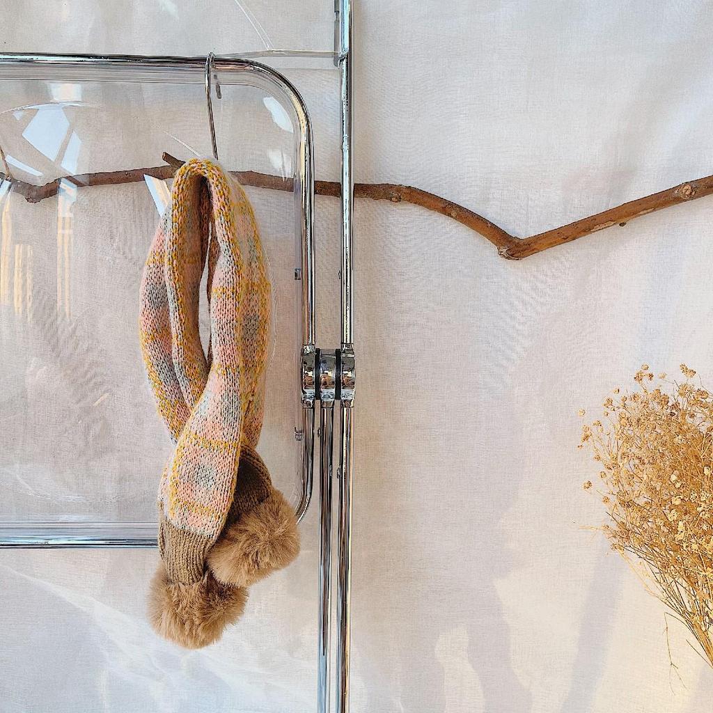 Уютный вязаный шарф в клетку для детей - теплый, ветрозащитный и милый шейный платок для мальчиков и девочек