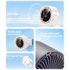 Table Fan Personal Air Conditioner 100 Speeds Strong Airflow Ultra Quiet Digital Display Rechargeable Wall-Mounted Desk Fan
