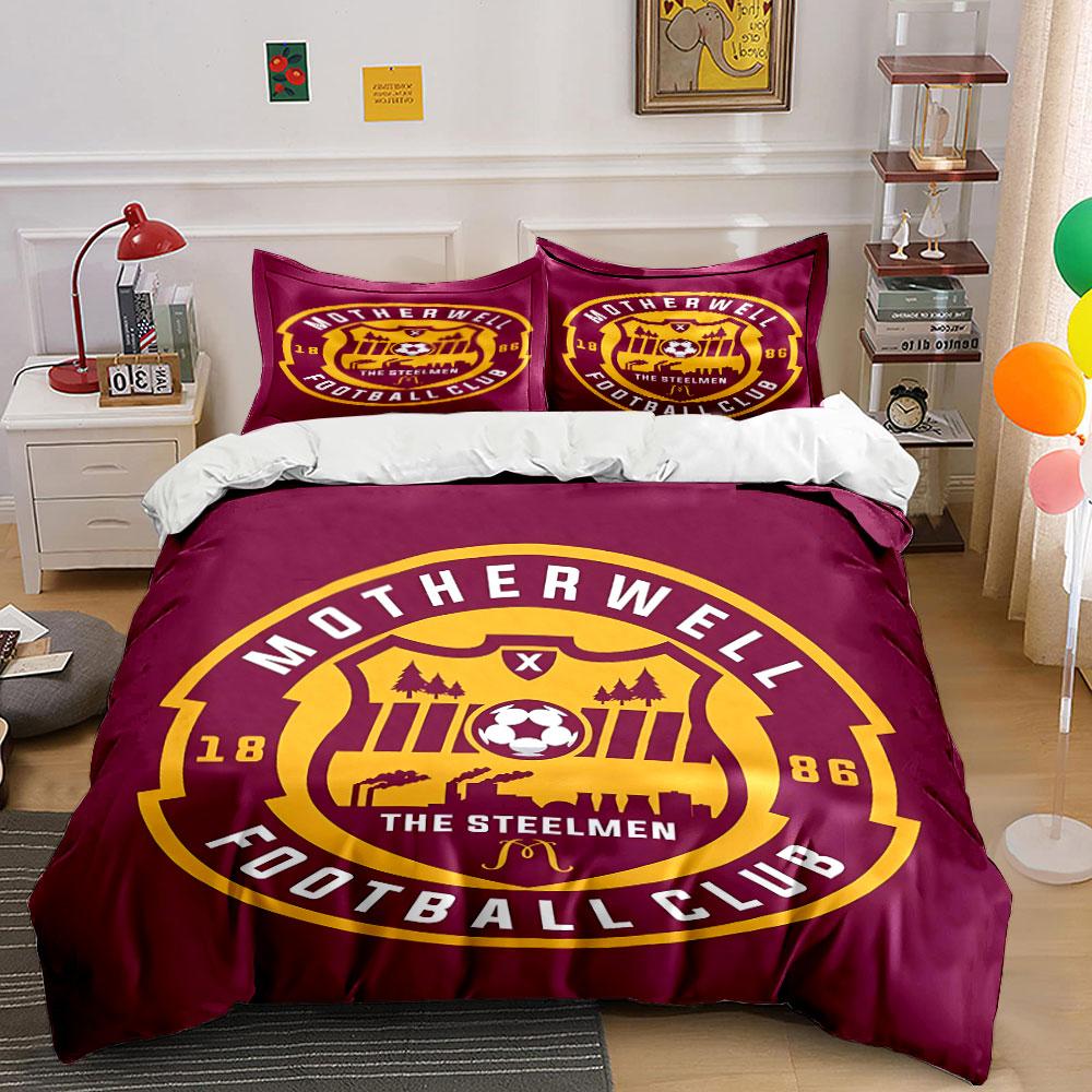 Football Club Logo Bedding Set Bedding Duvet Cover Set Duvet Cover Pillowcases (1 * Duvet Cover 2 * Pillowcases, without duvet insert)