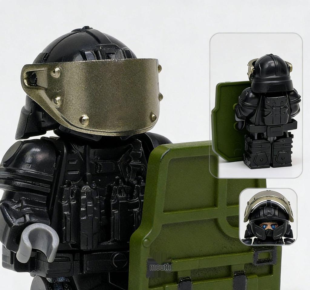 Конструктор Delta Mini Action Special Forces - Модель Фигурки Глубокий Синий