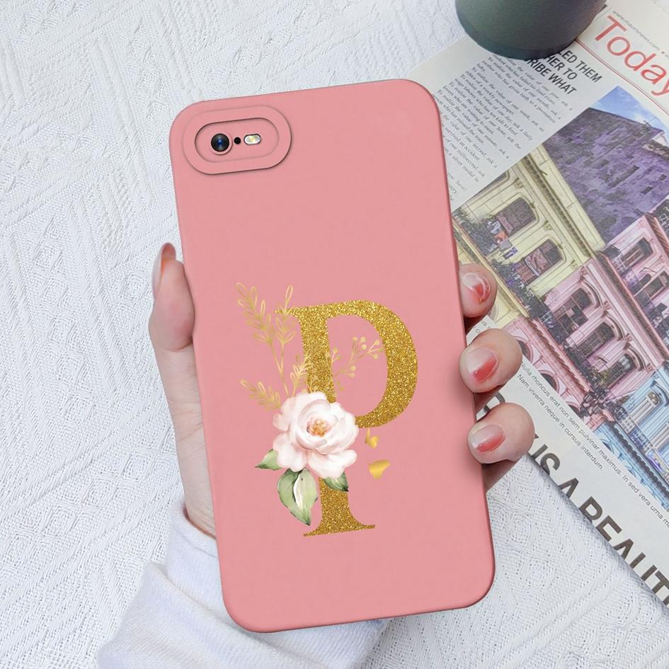 Для OPPO Realme C11 C12 C15 C33 C17 C35 C20 C30 Роскошный защитный квадратный жидкий силиконовый чехол из мягкого ТПУ с цветочными буквами для Realme Funda Coque, бампер