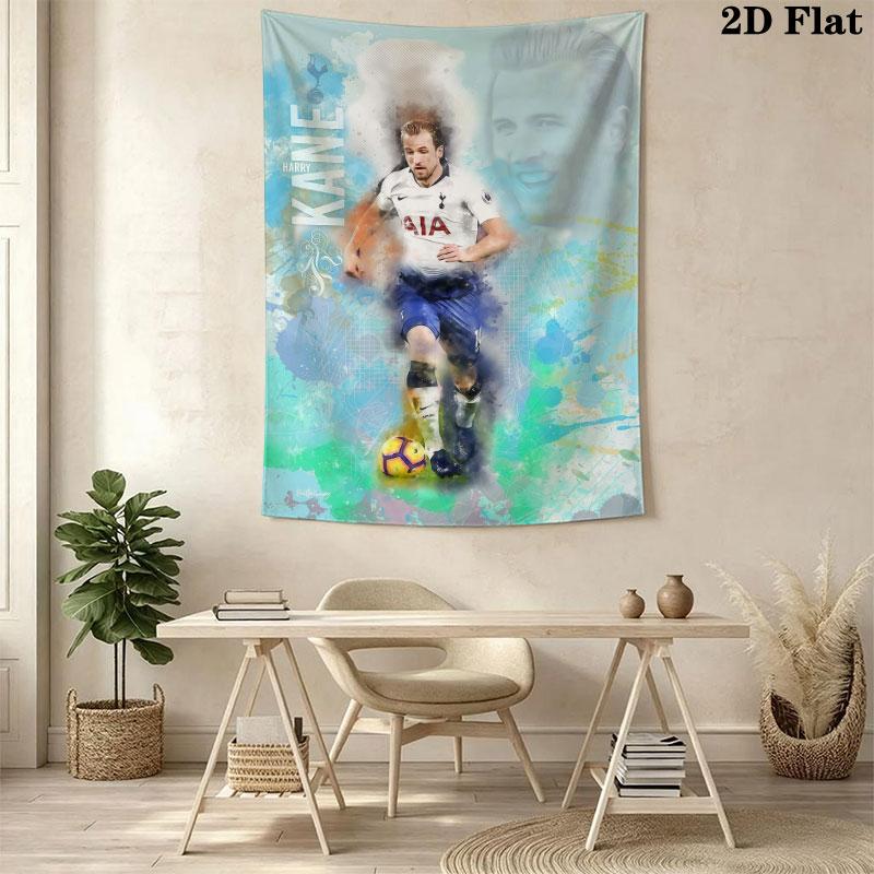 Harry Kane King Wall Hanging Printed Fabric Blanket Decorative Tapestries for Bedroom Living Room Home Decor
