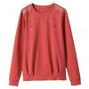 Spring 2024 New Style Modern Age-reducing Loose Women's T-shirt Embroidered Long-sleeved Bottoming Shirt Women's Tops