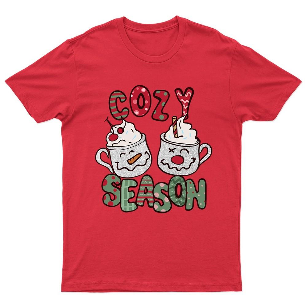 Cozy Season Christmas Holiday TShirt Unisex Gift Retro Seasonal Funny Xmas a