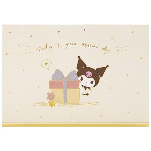 Sanrio Message Card Kuromi Cake and Party Greeting Card Can Be Shipped Overseas BD141-3 SANRIO 734381