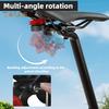 Bike Reflective Tail Light for AirTag Locator Mount Universal MTB Road Mountain Bicycle Saddle Reflector Rear Lamp Holder Bike Accessories
