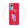 Case for Xiaomi Mi 12 / 12X BTS Bangtan Boys BT21 Cooky Red Background