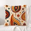 Bohemian style Cushion Cover Natural Linen Organic Fabric DoubleSided Printing Sofa Home Decor Gift Pillow Cover