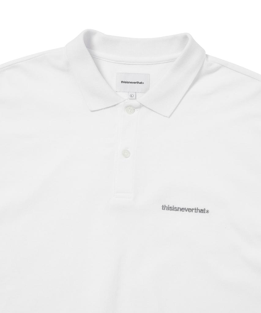 THISISNEVERTHAT Поло с коротким рукавом и логотипом T S/S Белый