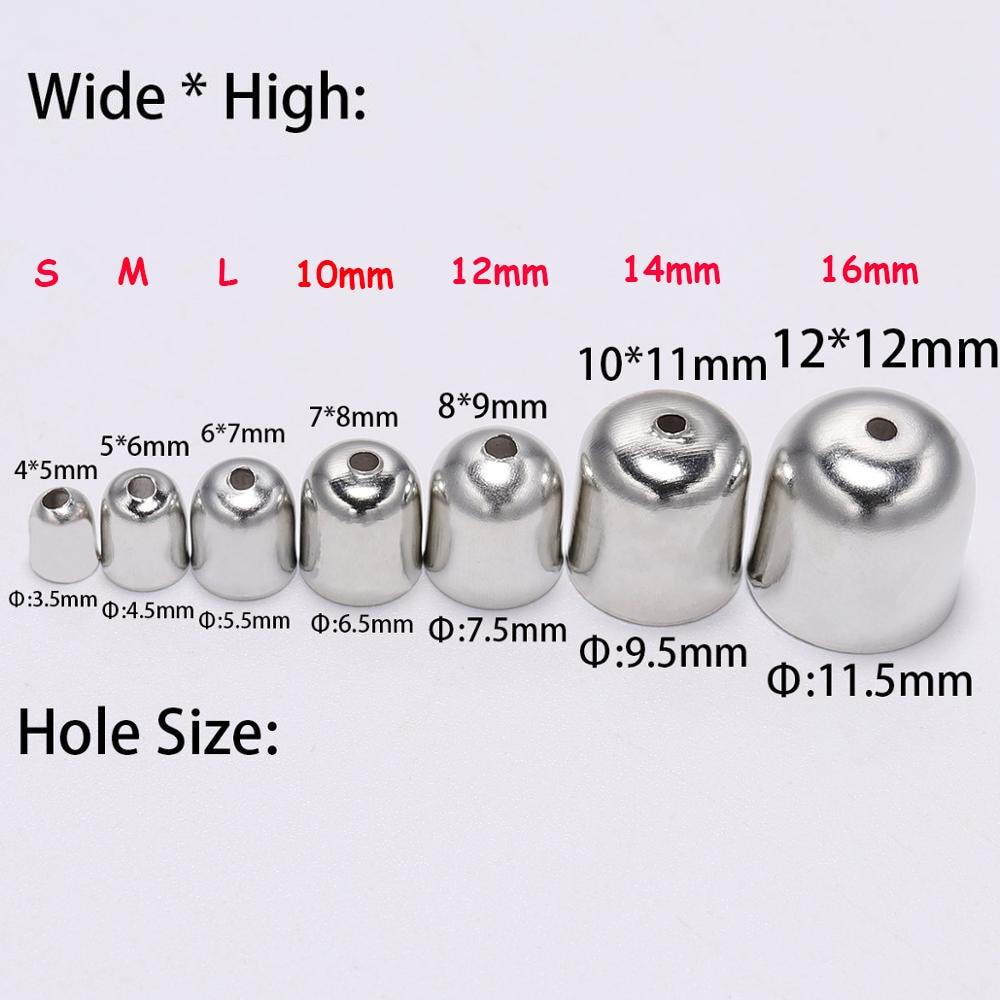 50-100 шт., шапки для бусин, кожаные шнуры, пряжка, наконечник, колпачки с кисточками для изготовления модных ювелирных изделий, сделай сам, поиск ювелирных изделий ручной работы