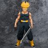 Dragon Ball Тракс Супер Сайян 40 см Экстра Большой Аниме Фигурка Статуя, Декоративная Модель Игрушки, Настольное Украшение, Коллекционная Кукла
