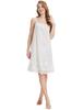 BEAUTELICATE Inner Slip Camisole Lace Style Size M Dress, Dress, Embroidery, 100% Cotton, Breathable, Anti-Static, White, 6,