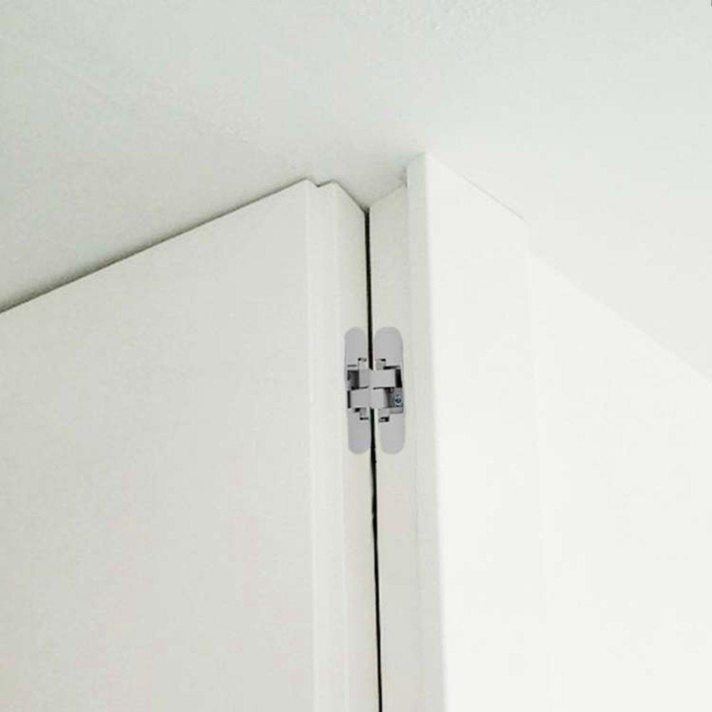 Concealed Stainless Steel Cross Door Hinge Furniture Supplies Hidden Hinges Window Accessories