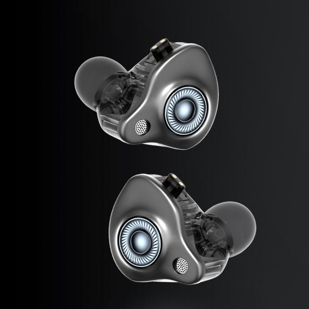 HiFi Stereo Pluggable Wired Earphone with Mic Wired Headset in Ear Earphones Running