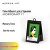 MorrorArt Y1 Smart Bluetooth Speaker & Photo Frame with Floating Lyrics and Calendar