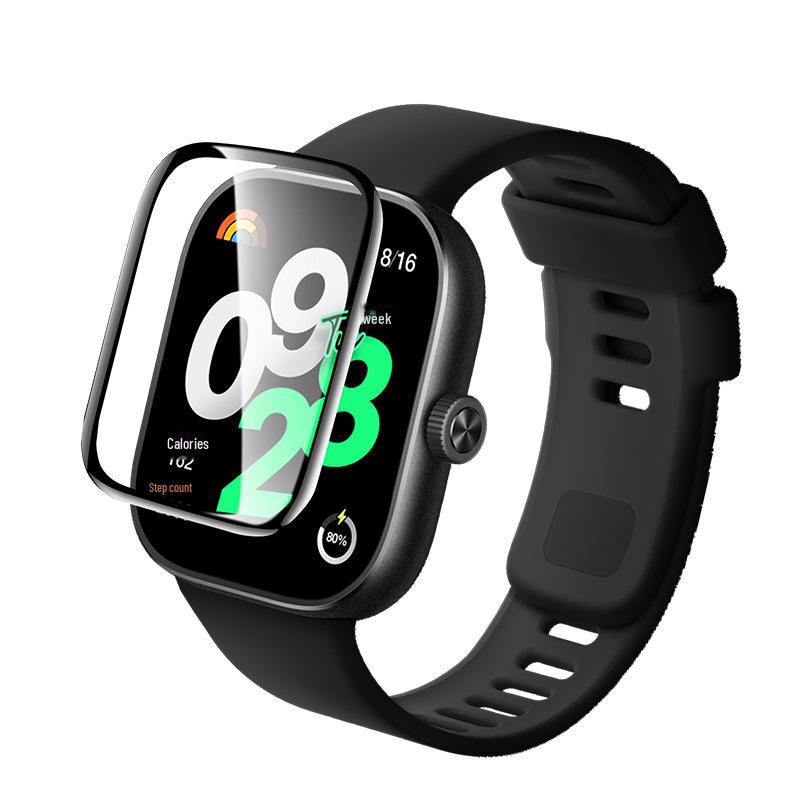 Защитная пленка из керамики и закаленного стекла для Xiaomi Redmi Watch5/4 - 3D, устойчивая к царапинам, взрывозащищенная.
