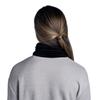 BUFF Merino Lightweight Tube Scarf, Unisex Black Neck Warmer