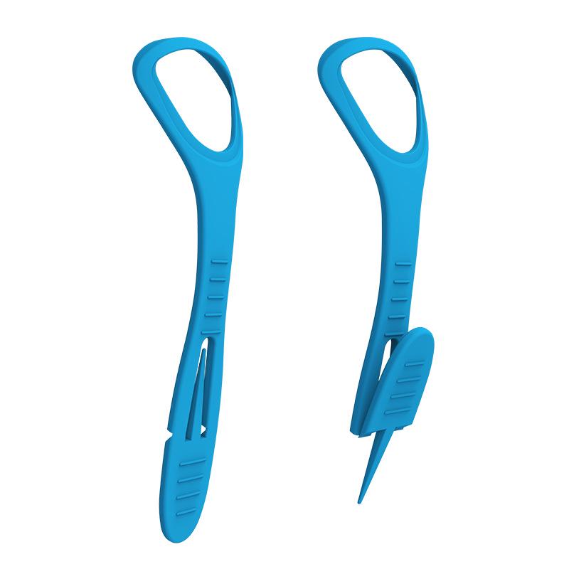Portable Tongue Scraper Set: 36-Piece Plastic Oral Cleaning and Toothpick Kit