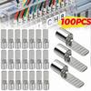 100 PCS Not Easily Oxidized C45 Pin Terminal Clamp Firmly Lug Insert Crimp Terminal  Lighting System
